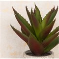 Faux Aloe in Geometric Pot alternative image