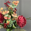 Faux Chrysanthemum, Berry & Fern Bouquet alternative image