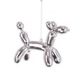 Set of 3 Balloon Dog Tree Decorations Silver alternative image