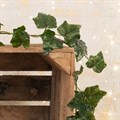 Frosted Faux Ivy Garland - Green alternative image