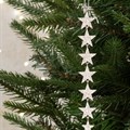 Pair of Hanging Star Drop Christmas Decorations alternative image