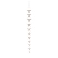 Pair of Hanging Star Drop Christmas Decorations alternative image