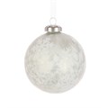 Set of 3 Niamh Glass Baubles - White alternative image