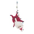 Felt Santa Hanging From Lights Decoration alternative image