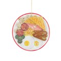 Full English Breakfast Christmas Decoration alternative image