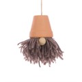 Set of 2 Gonk & Plant Pot Hat Hanging Decorations alternative image