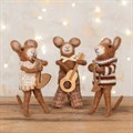 Felt Mouse with Saxophone Figurine alternative image