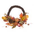 Autumn Pumpkin Half Wreath alternative image