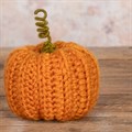 Mini Knitted Pumpkin Orange alternative image