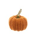 Mini Knitted Pumpkin Orange alternative image