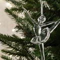 Set of 6 Clear Hanging Ballerina Decoration alternative image