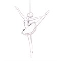 Set of 6 Clear Hanging Ballerina Decoration alternative image