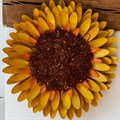 Wooden Sunflower Hanging Decoration alternative image