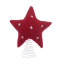 Red Knitted Star Tree Topper alternative image