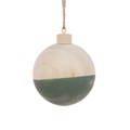 Wooden Bauble Hanger - Natural/Sage alternative image