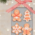 Gingerbread On Baking Tray Hanging Decoration alternative image