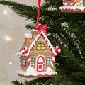 Set of 3 Gingerbread House Hanging Decorations alternative image