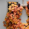 Autumn Maple Jute Wreath with Acorns alternative image