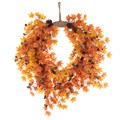 Autumn Maple Jute Wreath with Acorns alternative image