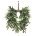 Edenham Glitter Jute Teardrop Wreath Medium alternative image