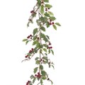 Delicate Holly Garland with Berries alternative image