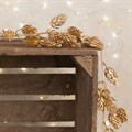 Metallic Pine Cone Garland - Gold alternative image