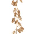 Metallic Pine Cone Garland - Gold alternative image