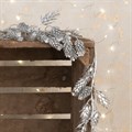 Metallic Pine Cone Garland - Silver alternative image