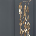 Metallic Hanging Leaf Spray - Gold alternative image