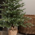 Floorstanding Faux Pine Tree In Burlap 155cm alternative image