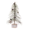 Frosted Tabletop Pine Tree with Cones and Stars alternative image