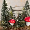 Christmas Tree Candle Holder with Toadstools alternative image