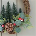 Christmas Tree Wreath with Toadstools alternative image