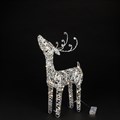 LED Wire Frame Deer Figure - Silver alternative image