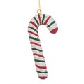 Hanging Papier Mache Candy Cane Decoration alternative image