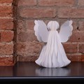 FSC Decorative Paper Honeycomb Angel LED - White alternative image