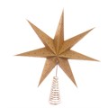 FSC Paper Star Tree Topper - Gold alternative image