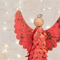 FSC Paper Angel Tree Topper - Red alternative image