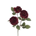 ECO Faux Cabbage Rose Burgundy alternative image