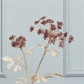 ECO Faux Queen Annes Lace Burgundy alternative image