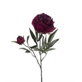 ECO Faux Peony Burgundy alternative image