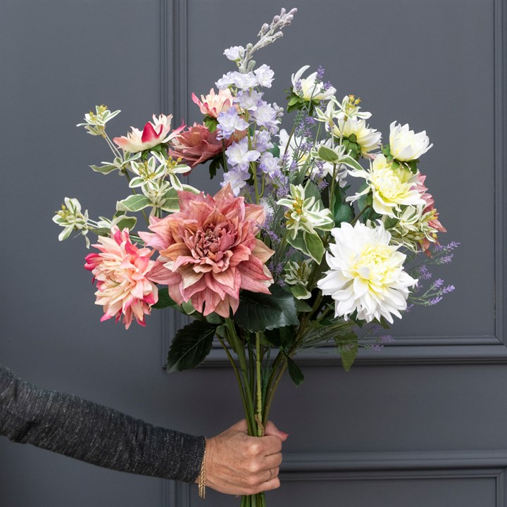 Faux Mixed Dahlia Bouquet