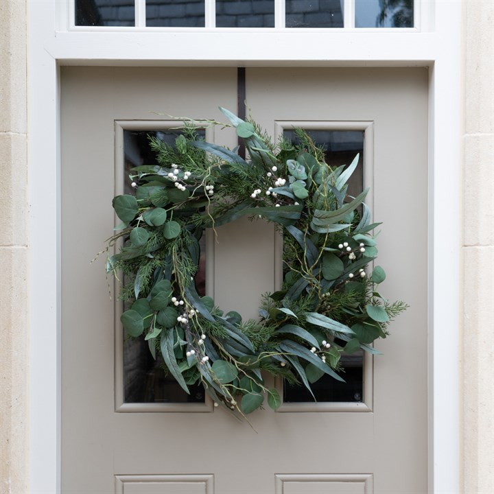 Faux Helmsley Foliage Wreath