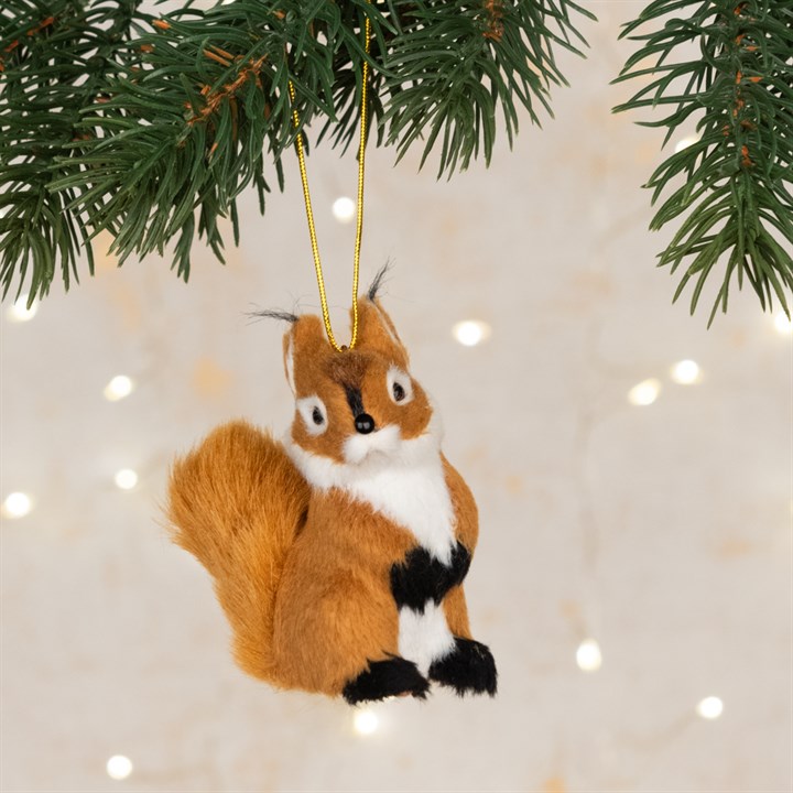 Woodland Squirrel Hanging Decoration