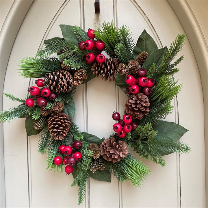 Faux Ryhall Berry Wreath