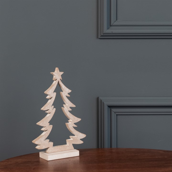 Wooden Tabletop Tree Decoration - Medium