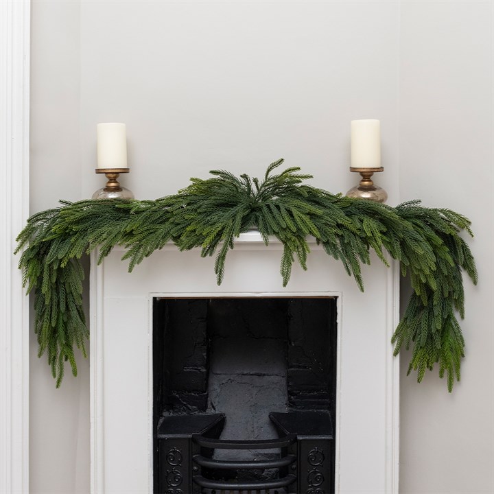 Waxed Pine Swag Garland