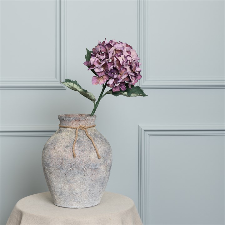 ECO Faux Hydrangea Stem Plum