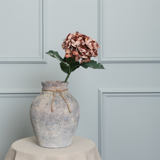 ECO Faux Hydrangea Stem Brown