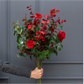 Faux Rose & Smilax Bouquet